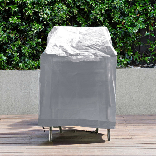 Grey Divide Outdoor Stacked Chairs Cover