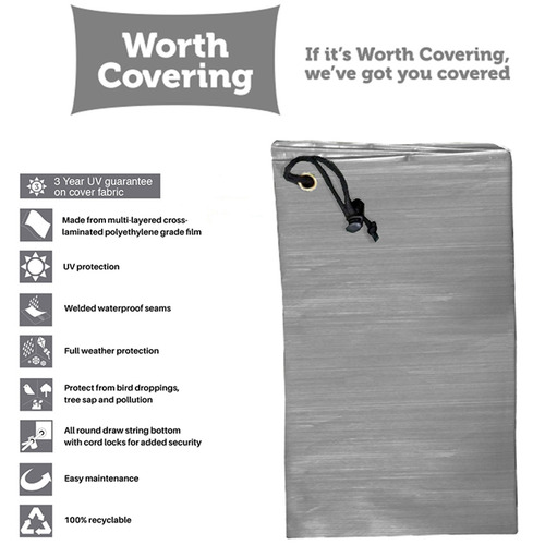 Grey Divide Outdoor Sofa Cover