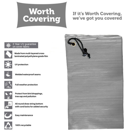 Grey Divide Outdoor Modular Sofa Cover