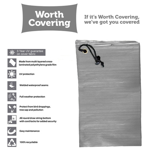 Grey Divide Outdoor Sofa Cover