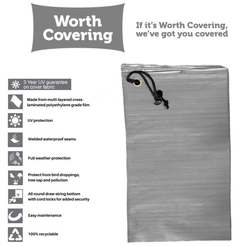 Grey Divide Outdoor Modular Sofa Cover