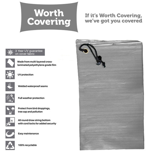 Grey Divide Outdoor Sofa Cover