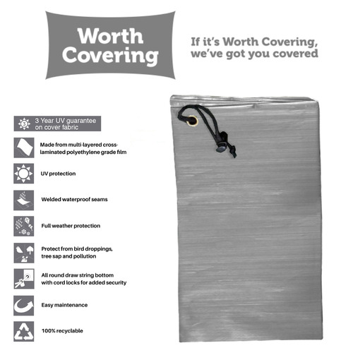 Grey Divide Outdoor Sofa Cover