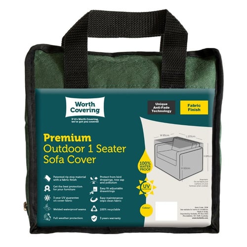 Forest Green Divide Outdoor Sofa Cover