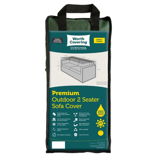 Forest Green Divide Outdoor Sofa Cover