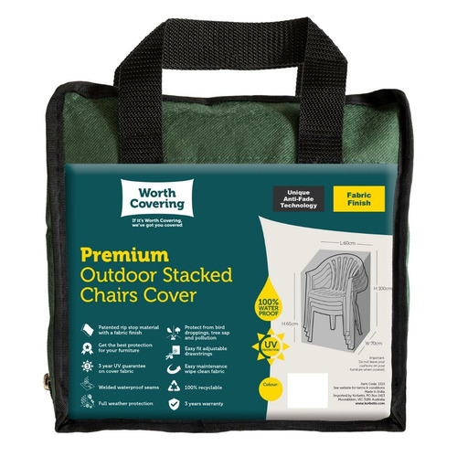 WorthCovering Divide Outdoor Stacked Chairs Cover Temple & ster