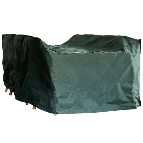 Forest Green Divide Rectangular Outdoor Table Cover