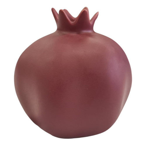 Purple Pomegranate Ceramic Vase