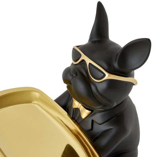 Bulldog-with-Rectangular-Tray-Statue