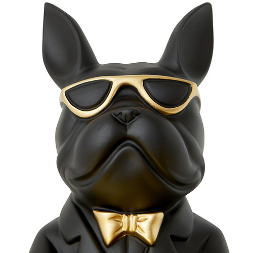 Bulldog-with-Rectangular-Tray-Statue