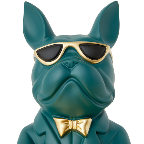 Bulldog-with-Rectangular-Tray-Statue