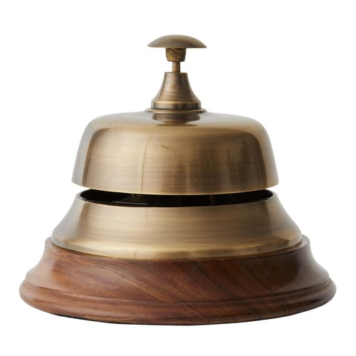 Desk Bell Bronze Ornament