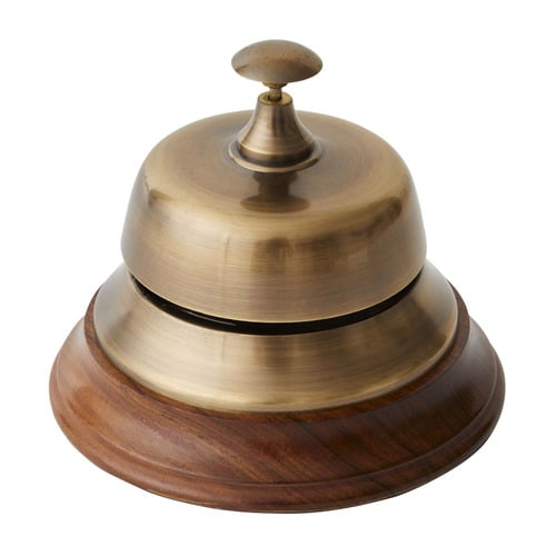 Desk Bell Bronze Ornament