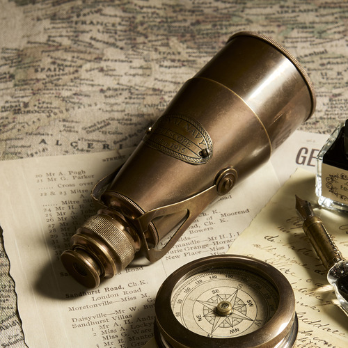 Monocular Brass Ornament