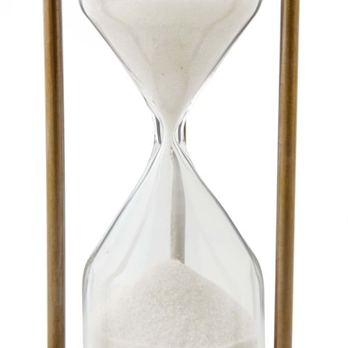 5 Minute Timer Brass Ornament with Stand