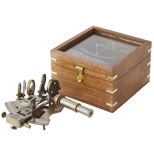 Sextant Brass Ornament