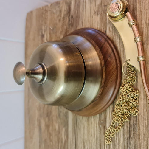 Desk Bell Bronze Ornament