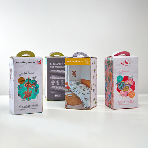 Pastel Feest Cotton Single Quilt Cover Set