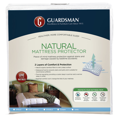 GuardsmanAustralia Guardsman Natural Mattress Protector Temple & ster