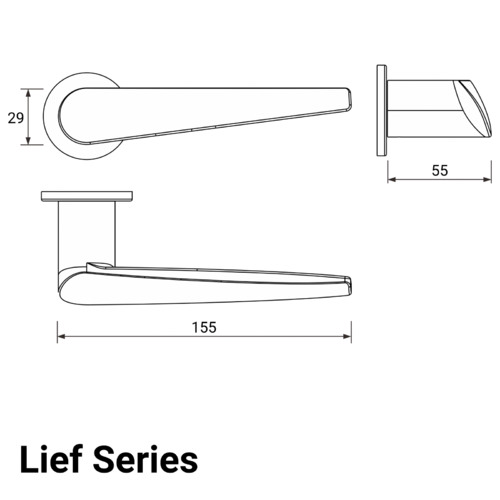 Lief Privacy Door Handle