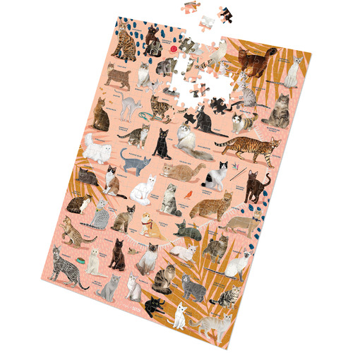 1000 Piece Curious Cats Wall Puzzle