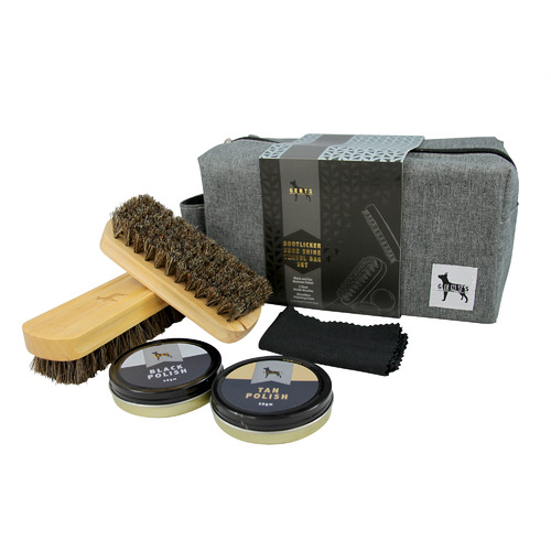 Gents Bootlicker Shoe Shine Travel Bag Set