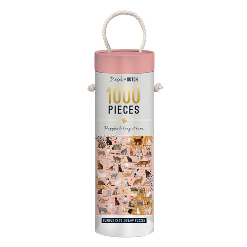 1000 Piece Curious Cats Wall Puzzle