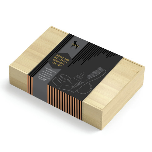 Gents Beard & Moustache Grooming Box Set