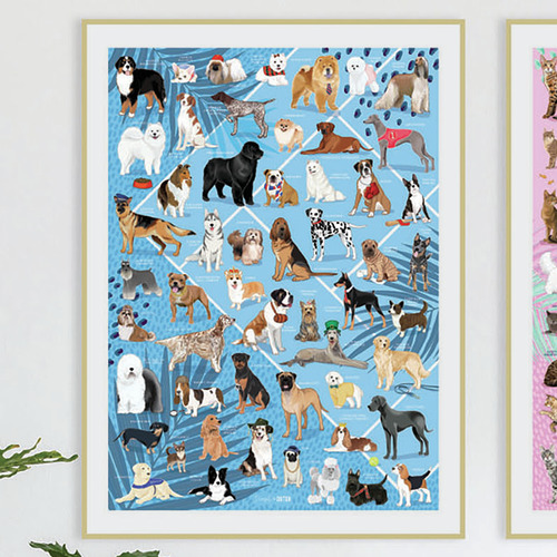 1000 Piece Dapper Dog Wall Puzzle