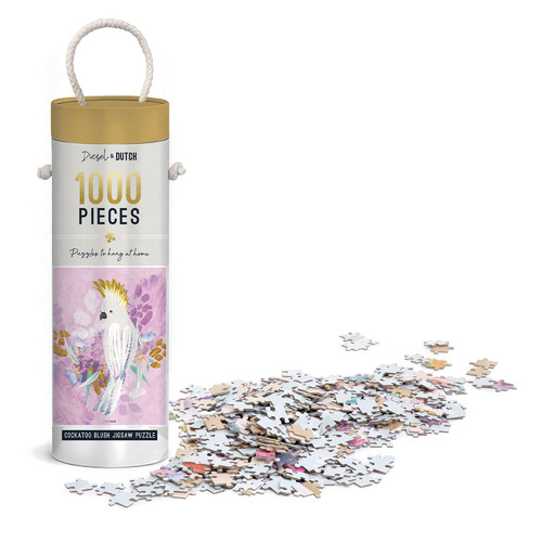 1000 Piece Cockatoo Blush Wall Puzzle