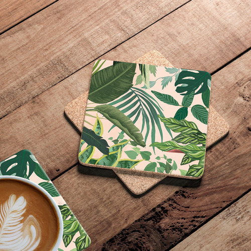 Jungalow Peach Coasters