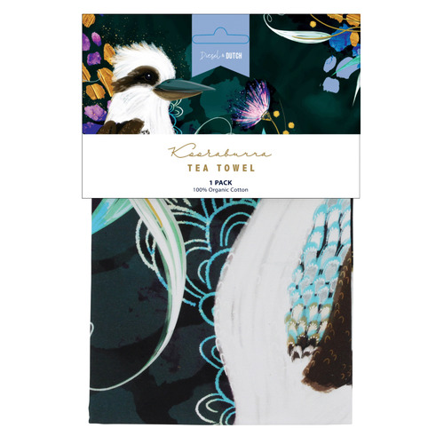 Kookaburra Organic Cotton Teatowel