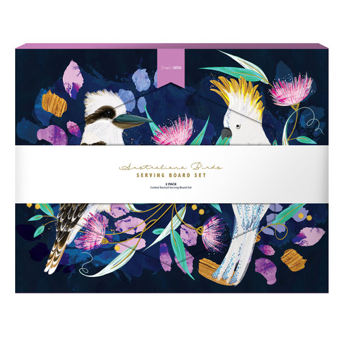 Australiana Birds Serving Boards Temple & ster