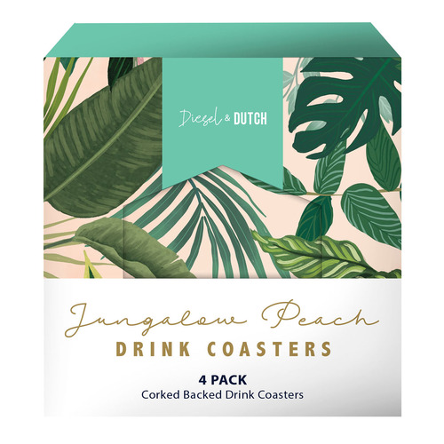 Jungalow Peach Coasters
