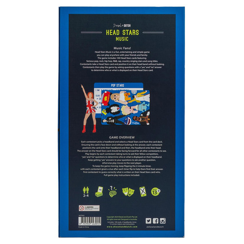 Head Stars Music Board Game