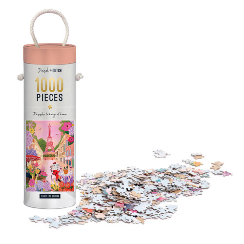 1000 Piece Paris in Bloom Wall Jigsaw Puzzle