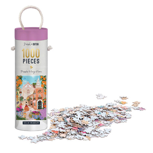 1000 Piece Sicilian Dreamscape Wall Jigsaw Puzzle