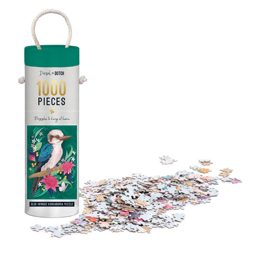 1000 Piece Blue-winged Kookaburra Wall Jigsaw Puzzle
