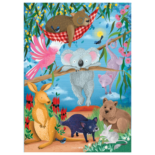 1000 Piece Wildlife Down Under Wall Jigsaw Puzzle