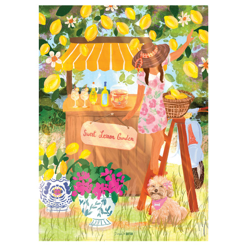 1000 Piece Sweet Lemons Wall Jigsaw Puzzle