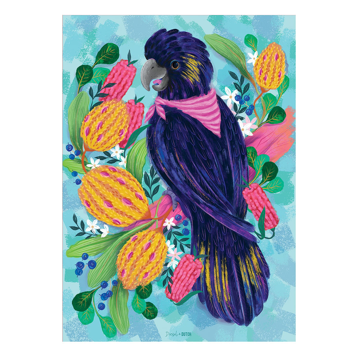 1000 Piece Black Cockatoo Jigsaw Puzzle