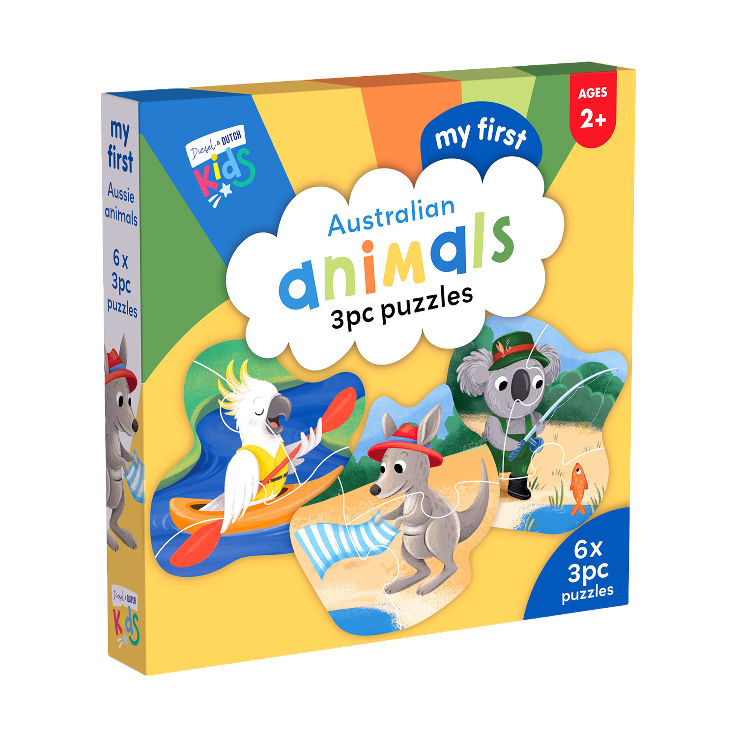 Diesel & Dutch 18 Piece Kids My First Australian Animals Puzzle