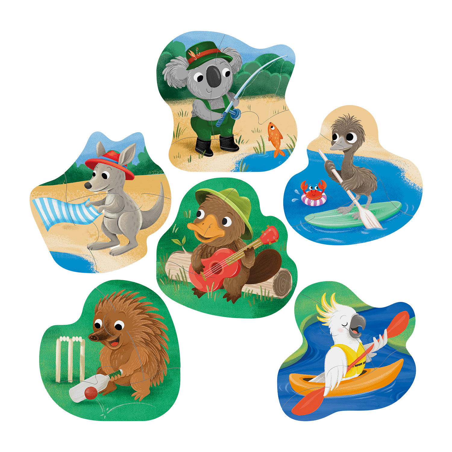 Diesel & Dutch 18 Piece Kids My First Australian Animals Puzzle