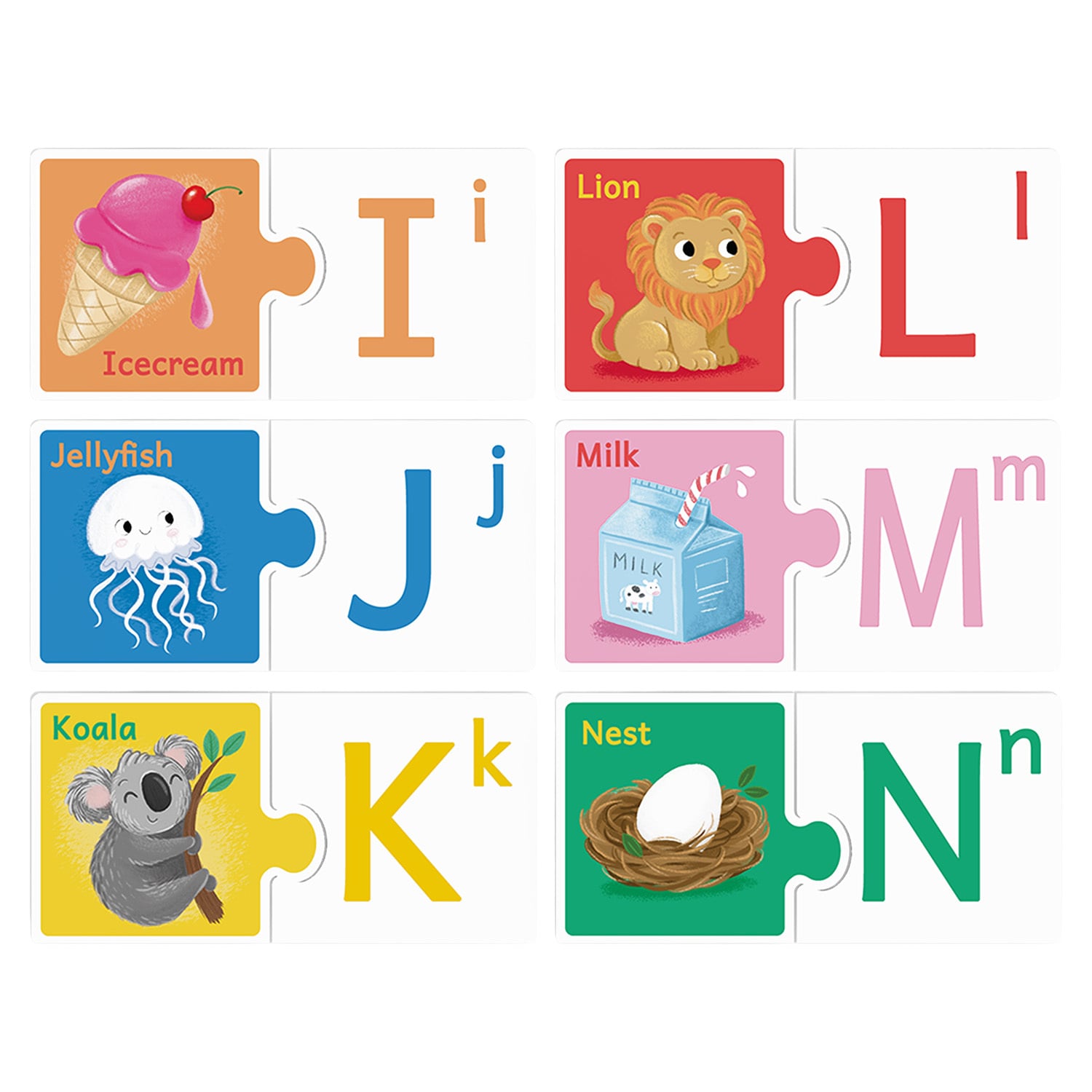 Diesel & Dutch 52 Piece Kids My First Alphabet Match & Learn Puzzle