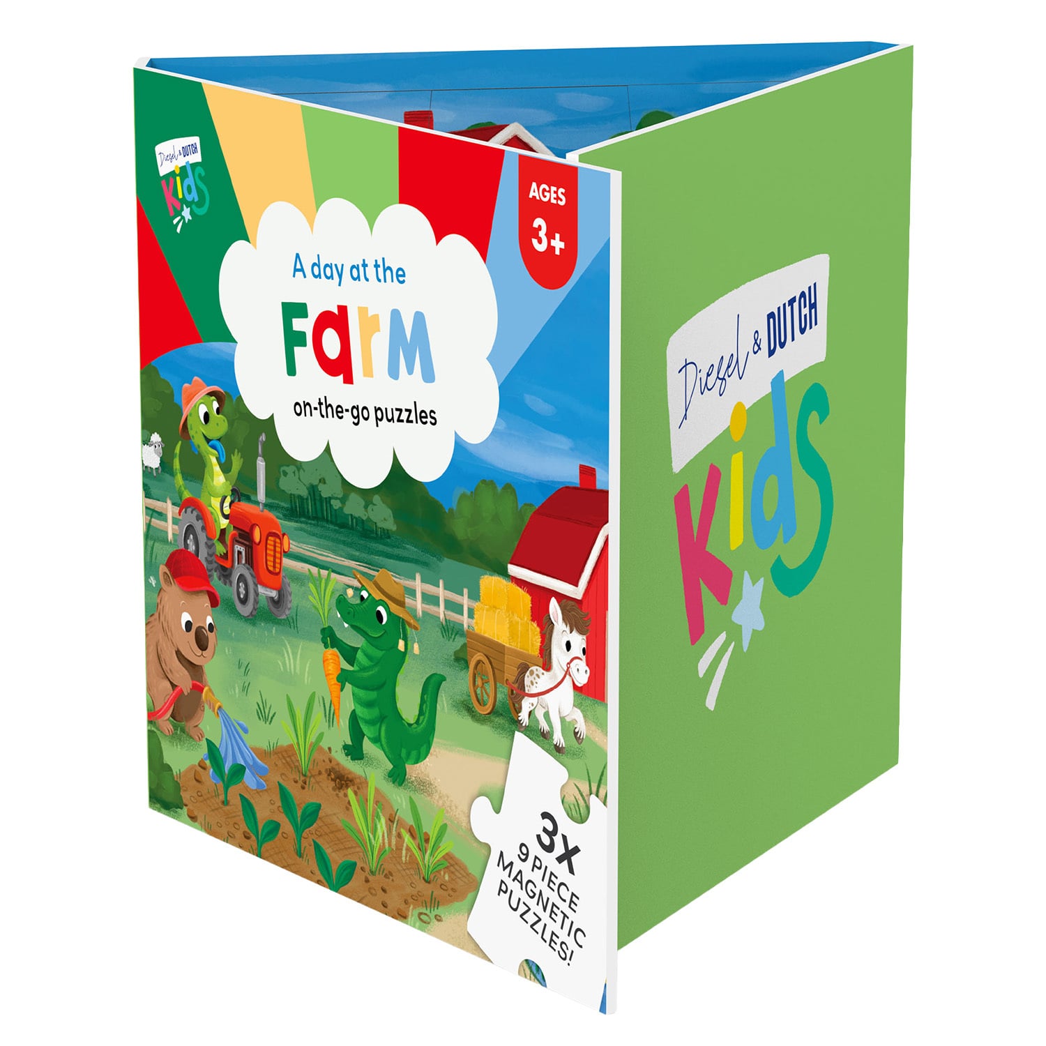 Diesel & Dutch 27 Piece Kids On the Farm Magnetic Puzzle