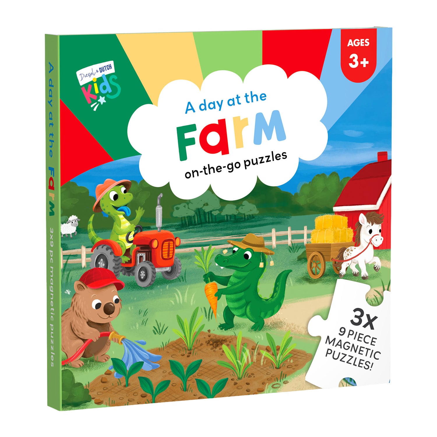 Diesel & Dutch 27 Piece Kids On the Farm Magnetic Puzzle