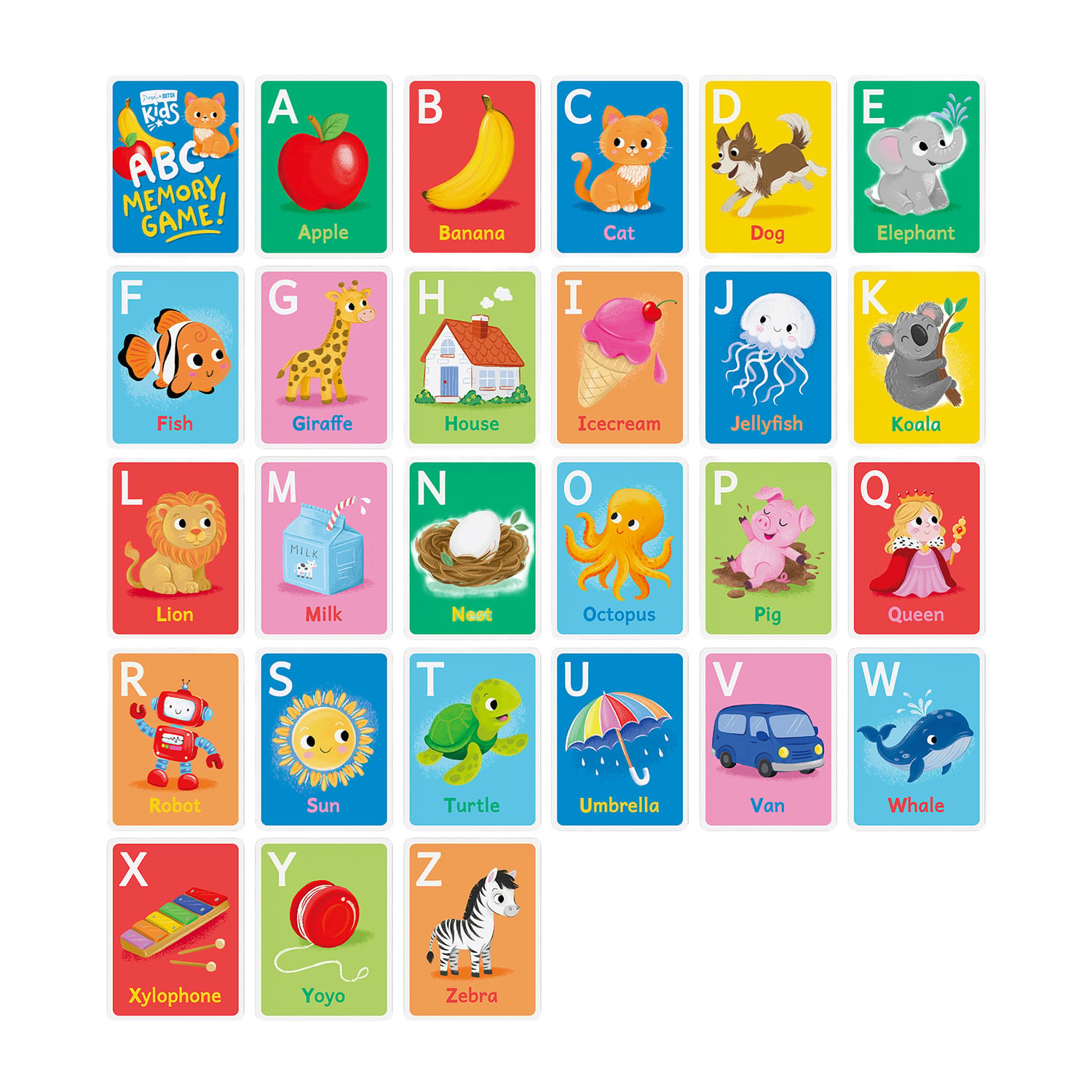 Diesel & Dutch Kids ABC Memory Match