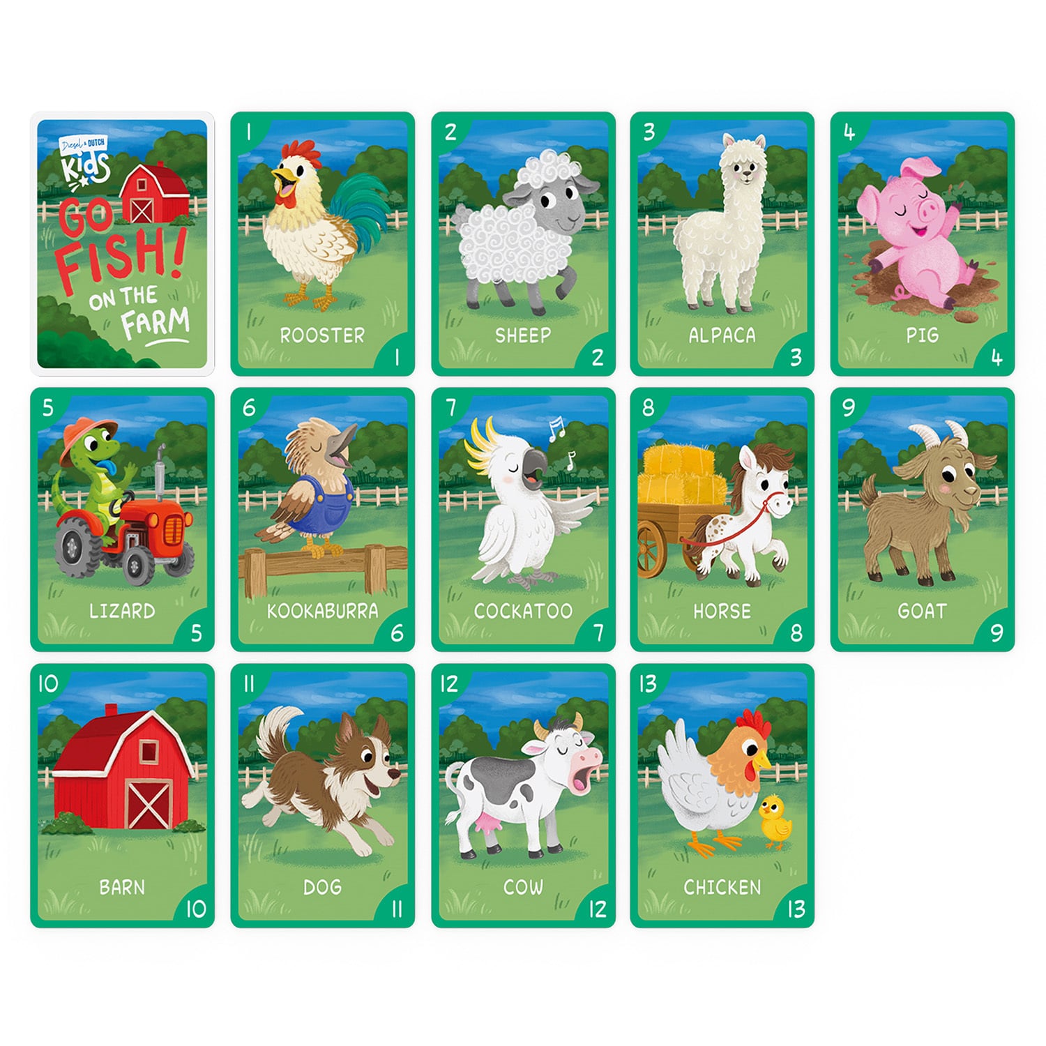 Diesel & Dutch Kids Go Fish On The Farm