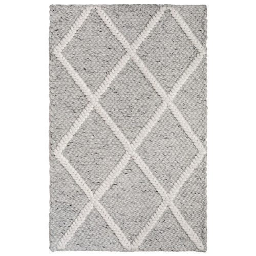 Grey & Ivory Lincoln New Zealand Wool-Blend Rug