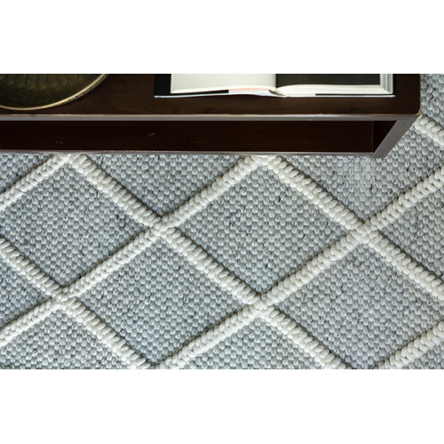 Grey & Ivory Lincoln New Zealand Wool-Blend Rug